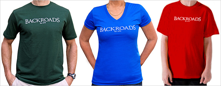 Backroads T-shirt 2013